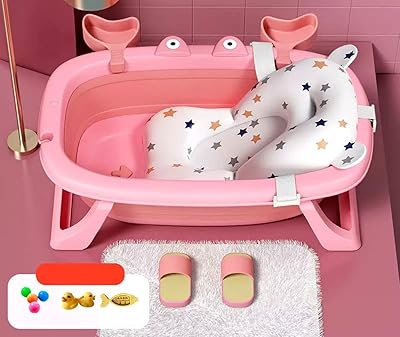 Primify portable bathtub With Baby pillow Foldable Bathtub Anti-slip and Newborn Bath Support.. Your complete e-commerce solution, DIAYTAR NIGERIA offers variety and value with nationwide shipping.