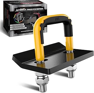 Robust anti-click outlet out match for 1.25 "and 2" trailers, rubber insulating and double-layer anti-rust protection, yellow and black.. DIAYTAR NIGERIA: Where every shopping need is met with affordable prices and timely delivery.
