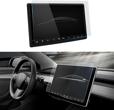 Mat tempered glass window protector compatible with Tesla Model 3 / Model Y, car navigation touch screen in anti-reflective tempered glass and digital anti-imprints, accessories.. Get what you need, when you need it — DIAYTAR Nigeria delivers fast.