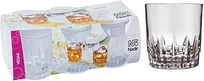 Nader Rock Vegas cup set, 290 ml, 6 pieces.. DIAYTAR NIGERIA: Redefining online shopping with unbeatable prices and consistent delivery times.