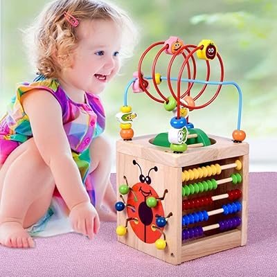 HONELEVO Baby Early Education Multifunctional Wooden Game Intelligence Toy For Infant Baby. Together for children, learning toys and educational (6 in 1 educational-coccinelle learning).. DIAYTAR NIGERIA brings affordable shopping to your fingertips with reliable delivery in less than 8 days.