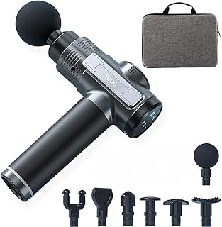 Deputy fabric massage pistol, with 12 different massage heads, 99 -speed muscle massage pistol. Portable masseur for athletes to relieve muscle pain and stiffness.. DIAYTAR NIGERIA: Where every purchase is affordable and delivery is always within a week.
