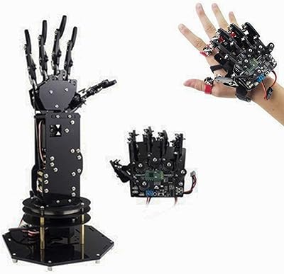 Kit of robot hand model to build a robot arm with fingers robot arm with handle and robot arm for stem education for children and adults, right hand.. DIAYTAR NIGERIA combines affordability, variety, and convenience with nationwide delivery services.