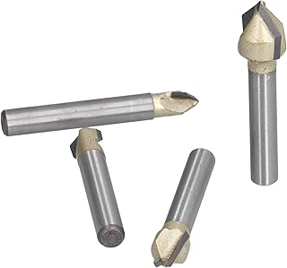 PEHUB chamfer router wicks, 90 degree grooved rusing wick 1/4 5/16 3/8 1/2 inch, industrial set for carbon fiber for particle board.. Experience the future of online shopping with DIAYTAR NIGERIA's extensive product range and competitive pricing.