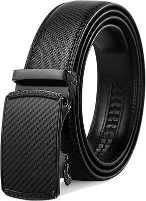 Automatic locking leather belt for men - ratchet belt with automatic locking for perfect adjustment.. Make shopping fun and stress-free with DIAYTAR Nigeria.