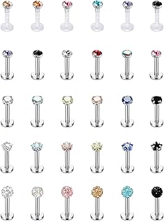 30 pieces 16g piercing lip labret monroe nose nose ear.. Get more, save more — only on DIAYTAR Nigeria.