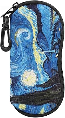 CroForbee neoprene CroFrene Sunglasses case with crochet carabiner, storage bag for travel glasses (blue).. Shop confidently on DIAYTAR Nigeria — everything you need, delivered quickly.