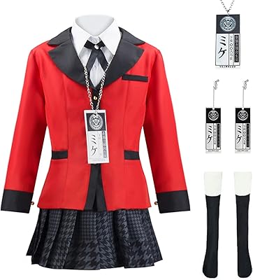 Cosplay costume fanscate Runa Yomozuki, school uniform for girls Yumiko Jabami, full set of Halloween cosplay festival.. Your favorite brands are just a click away on DIAYTAR Nigeria.