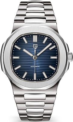 Automatic mechanical wrist watch Pagani Design for men, in stainless steel, waterproof to 100 m, PD1728.. Experience shopping freedom with DIAYTAR NIGERIA's vast catalog and nationwide 5-8 day shipping.