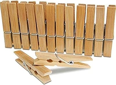 Multi-use wood clips (40 package).. DIAYTAR NIGERIA transforms online retail with unbeatable prices and consistent delivery timeframes.