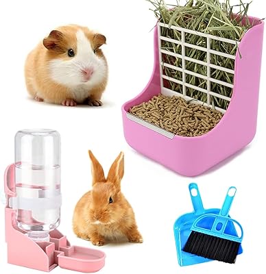Set of bottles of feed water for rabbit and guinea pig with 500 ml suspended water bottle, dispenser of anti-fall suspended for rabbit, guinea pig and chinchilla (pink).. Discover why thousands choose DIAYTAR NIGERIA for affordable products delivered in less than a week.