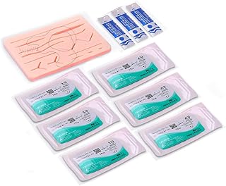 Training cushion with 3 -layer 14 -wound, 5x7 inch suture with durable silicone wire, Silicone skin suture for students for students for training and medical practice | Veterinary students and nurses.. DIAYTAR NIGERIA connects you with what you need at prices you'll love, delivered within 8 days.