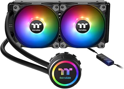 Thermaltake Water 3.0 mla Argb 240 mm liquid processor cooler, 5 V motherboard synchronization edition, AMD (AM5/AM4)/Intel (LGA 2066/1200), AIO CL-W233-W233-Pl12sw-A processor cooler -pl12sw.. Experience shopping without stress at DIAYTAR NIGERIA's comprehensive and budget-friendly platform.