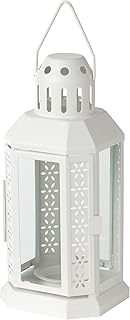 Ikea t-light 22 cm lantern for interior and exterior use of Enroom, white.. DIAYTAR NIGERIA delivers value, variety, and convenience with our nationwide 5-8 day shipping.