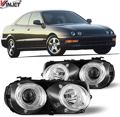 Phares wing Halo WJ10-0216-01 Pour Acura Integra 1994-1997.. DIAYTAR NIGERIA brings affordable products to every doorstep with our reliable 5-8 day shipping.