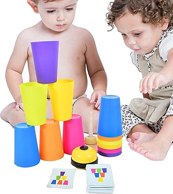 Set of stackable cups for children 2 rooms, party game for children and adults, set of fast stackable cups for children and adults with 12 fast cups and 50 cards will have.. Unlock access to a wide range of products with DIAYTAR NIGERIA's affordable e-commerce platform.