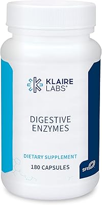 Digestive Klaire Labs Enzymes - Powerful mixture of microbial enzymes of amylase, protease, lactase, lipase and cellulase for gases and bloating (180 capsules).. Nigeria's most loved e-commerce platform delivers affordable shopping solutions to your doorstep.