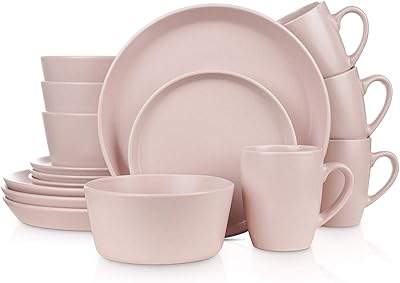 Set of Stone Layan sandstone cutlery, sufficient for 4 people, pink.. Discover why DIAYTAR NIGERIA is the smart shopper's choice for affordable products delivered nationwide.