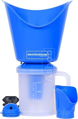 3 in 1 steam nozzle inhaler for colds and cough (blue).. DIAYTAR NIGERIA: Where quality meets accessibility with affordable prices and prompt shipping.