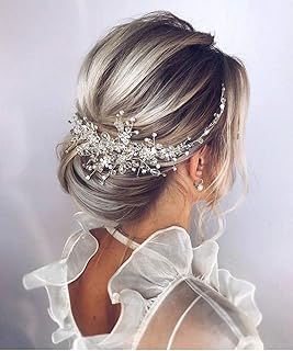 Denifferymakeup wedding hair accessories in Crystal Married Piece (Silver).. DIAYTAR NIGERIA: Where shopping is easy, prices are low, and delivery is just days away.