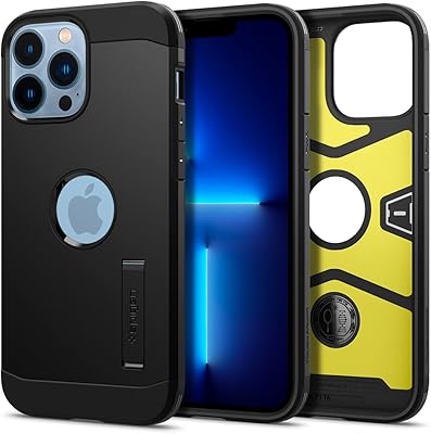 Spigen Tough Armor shell designed for iPhone 13 Pro Max with extreme foam Impact - Black.. Unlock endless possibilities with DIAYTAR NIGERIA's affordable marketplace and reliable delivery service.