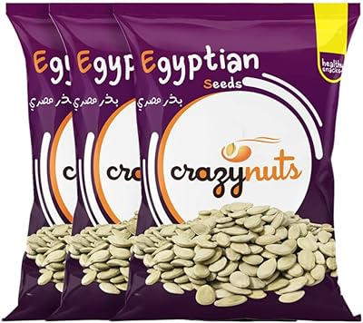 Egyptian seeds Crazynets 100 g, pack of 3 healthy and nutritious snacks containing 27.5 grams of protein.. DIAYTAR NIGERIA: Your gateway to affordable shopping with thousands of products delivered nationwide.