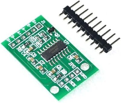 Halia HX711 weight pressure sensor, Double channel, 24 -bit AD module, load cell compatible with Arduino.. Shop quality and variety at unbeatable prices on DIAYTAR Nigeria — delivery in under 8 days.
