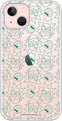 Personalized protective shell for iPhone 13 - Rick and Morty Green Faces Design.. DIAYTAR NIGERIA brings affordable shopping to your fingertips with reliable delivery in less than 8 days.