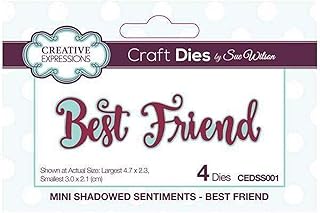 Sue wilson mini shadowed sentiments-best friend, argent, plus grand dé 4,7 x 2,3 cm.. No hidden costs, no long delays — just DIAYTAR Nigeria convenience.