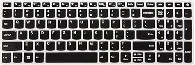 Silicone protector for SACO keyboard for laptop Lenovo Ideapad 320 N3350 - (Black with transparent).. Shop efficiently with DIAYTAR NIGERIA, offering thousands of products at unbeatable prices delivered promptly.