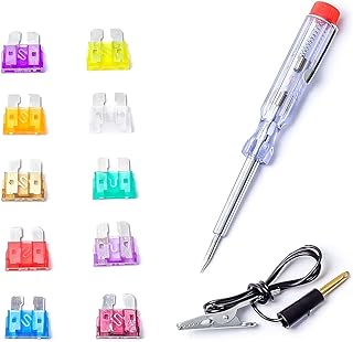 Carred Motorcycle Late Fuses Soldottm 10 Pieces with 3A/5A/7.5A/10A/15A/20A/25A/30A/40A/40a/40a Automobile Parts Kit with Test Pen and Procedure Pliers.. DIAYTAR Nigeria delivers happiness in 5–8 days, no matter what you buy.