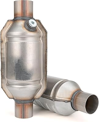 Catalytic converter with direct high speed universal input/output vomiting 2.25 inch input with 1-2 outputs and thermal shield.. DIAYTAR NIGERIA redefines convenience with our vast product selection and swift nationwide delivery.