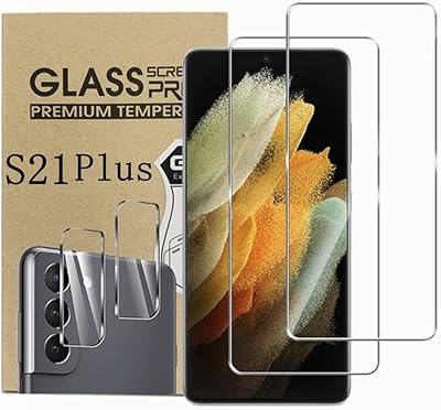 Screen protector for Galaxy S21 Plus 【2 + 2】 Camera lens protector [Hardness 9] Compatible with fingerprints, easy to install, full glass screen protection for Samsung Galaxy S21 Plus 5G.. Experience shopping satisfaction with DIAYTAR NIGERIA's vast selection and budget-friendly delivery options.
