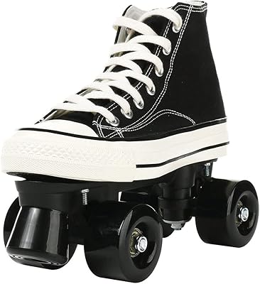 Shoes with adjustable aligned wheels with 4 -wheelers for adults, children, beginners, men and women, unisex, 4 wheels, interior and exterior, trail pads with protection.. DIAYTAR Nigeria: Great value, fast delivery, and endless options.