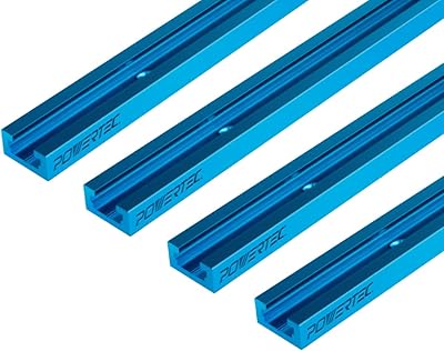 Portek 24 "Universal rail in T double aluminum cut with pre-drilled mounting holes, 4 pieces 71371.. DIAYTAR NIGERIA transforms online retail with unbeatable prices and consistent delivery timeframes.
