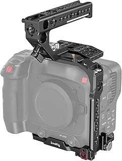 Portable camera cage kit with a small ring for cannon eos c70 with handle.. DIAYTAR NIGERIA brings the nation's largest product catalog to your doorstep at prices you'll appreciate.