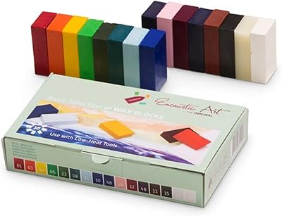 Basic set of 16 colored waxes for framework art.. DIAYTAR NIGERIA transforms online retail with unbeatable prices and consistent delivery timeframes.