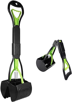 Dogs and cat litter shovel with long handle in high resistance material and durable spring to easily pick up grass and gravel.. DIAYTAR Nigeria: Discover more, spend less, and enjoy delivery within 5–8 days.