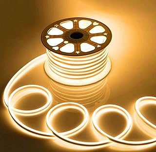 High quality waterproof neon led light strip, AC 220V 2835 SMD, for the house, the kitchen, the bedside light, exterior flexible decoration with connector (hot light, 5).. DIAYTAR NIGERIA: Where shopping is easy, prices are low, and delivery is just days away.