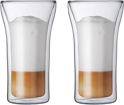 Large double wall cup Bodum Assam, 2 rooms - 13.5 ounces, transparent.. DIAYTAR NIGERIA: Connecting Nigerians with their needs through our affordable and diverse marketplace.