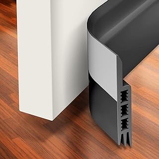 Holikme door stop, insulation against bad weather and noise with powerful adhesive, 39 inches long, black color.. DIAYTAR NIGERIA puts thousands of products at your fingertips with affordable prices and delivery within a week.