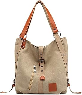 Canvas handbag for women backbag relaxed school shoulder.. Experience the DIAYTAR difference with our vast product selection and delivery within 5-8 days.