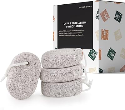 Goji Life - (4 pieces) Fully natural pumice stones | Hard calluse eliminator | Luxury scrub for feet to eliminate dead skin |.. Shop local, shop fast — DIAYTAR Nigeria delivers across the country.