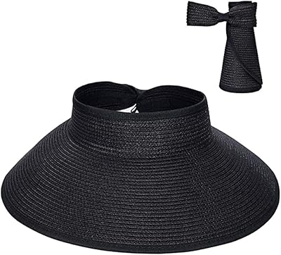 Bzcshow Hat Suns Sun For Women With Foldable Summer Parasol Straw on Empty Hat beach hat.. DIAYTAR NIGERIA: Your one-stop e-commerce destination with affordable prices and nationwide delivery in 5-8 days.