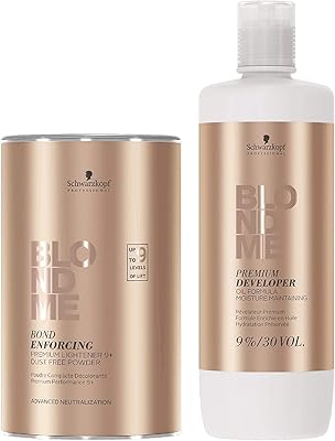 Schwarzkopf blondie luxury brightner 9 (15.5 oz) revealing 9 %/30 volume - 33.8 oz, double set.. Discover the perfect shopping balance at DIAYTAR NIGERIA with competitive prices and prompt delivery.
