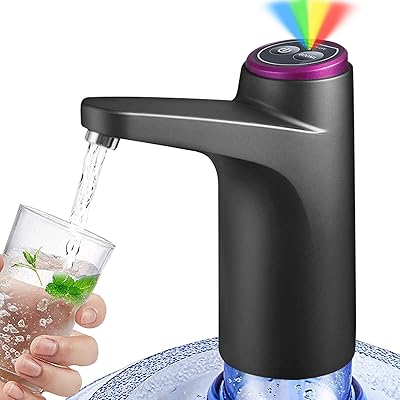 Improved Beamfire water distribution pump, USB portable, versatile drinking water pump, for the house and camping for bottles from 2 to 5 gallons.. Shop the future with DIAYTAR NIGERIA - thousands of products, unbeatable prices, delivery within a week.