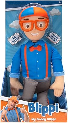 My Buddy Blippi doll with special Blippi velvet effects - 40 cm.. DIAYTAR NIGERIA connects you with thousands of products at competitive prices, delivered within a week.