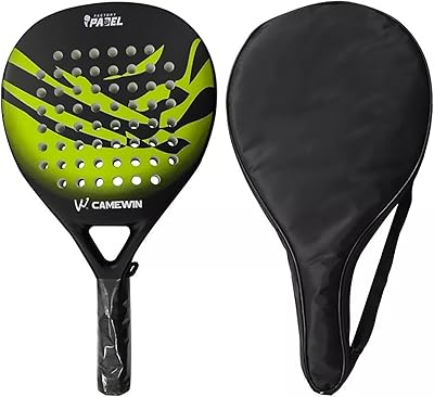 Paddle-tennis racket in carbon fiber fiber Paddle-tennis Professional with protection bag.. Shop smarter, not harder with DIAYTAR NIGERIA - thousands of products at your fingertips with affordable delivery.