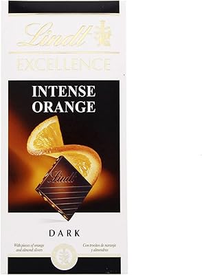 Intense dark chocolate Lindt Excellence with orange flavor, 100 grams.. Experience shopping freedom with DIAYTAR NIGERIA's vast selection and dependable nationwide shipping.