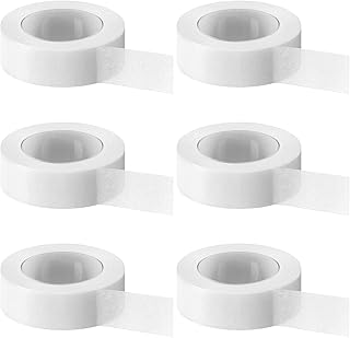 6 rollers of elastic adhesive tape breathable for skin, self-adhesive gauze ribbon for wounds, swelling and sports injuries, 0.5 "x 10 meters (white).. Shop from Nigeria's largest product selection at DIAYTAR, with budget-friendly prices and swift delivery.